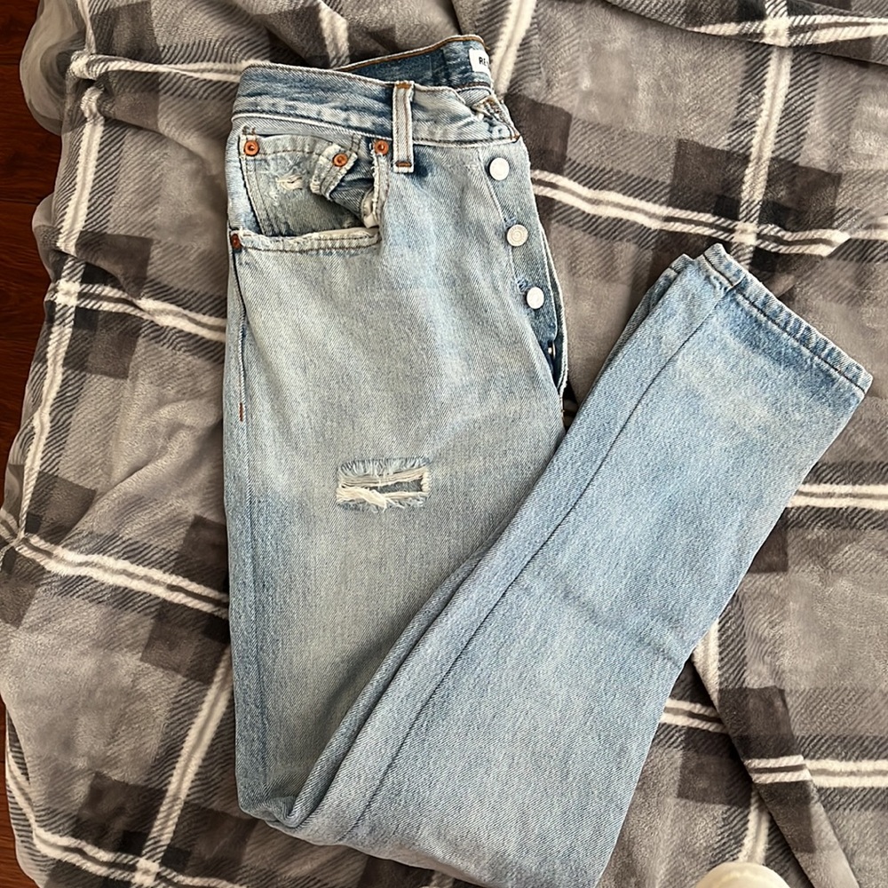 Re/done high rise jeans
